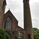 De toren naast de kathedraal in Brechin