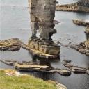 Yesnaby Castle op zijn twee poten